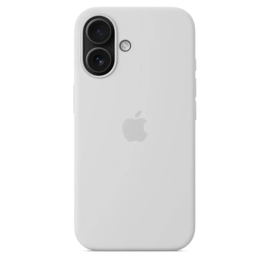 Чехол-накладка Silicone Case Series для iPhone 17 (белый)
