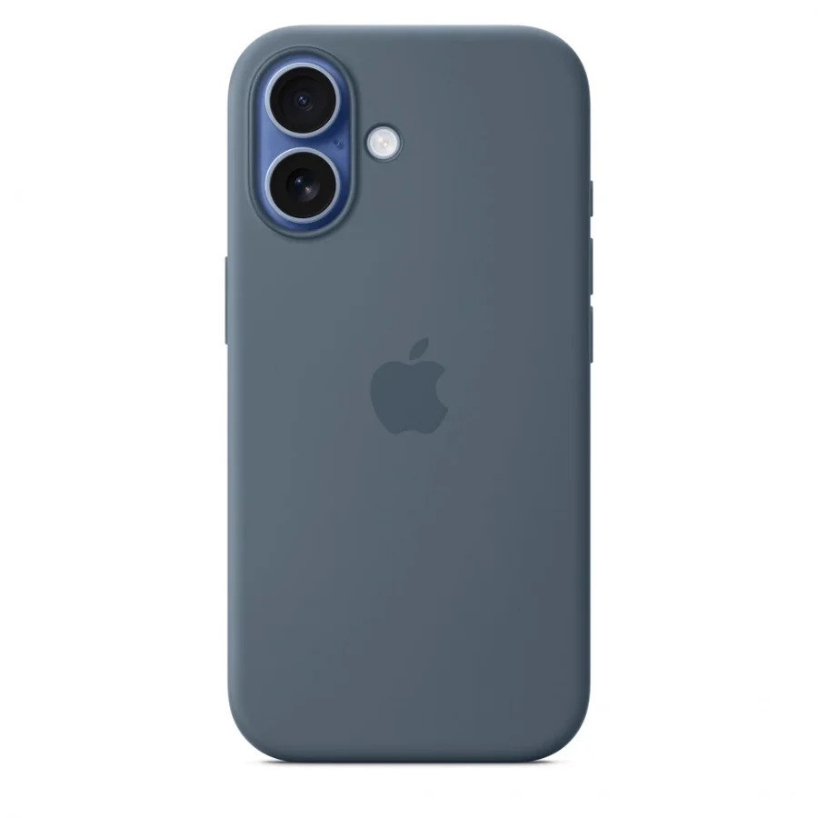 Чехол-накладка Silicone Case Series для iPhone 17 (голубой)