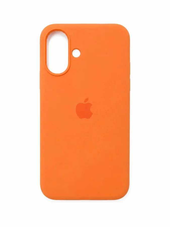 Чехол-накладка Silicone Case Series для iPhone 17 (оранжевый)